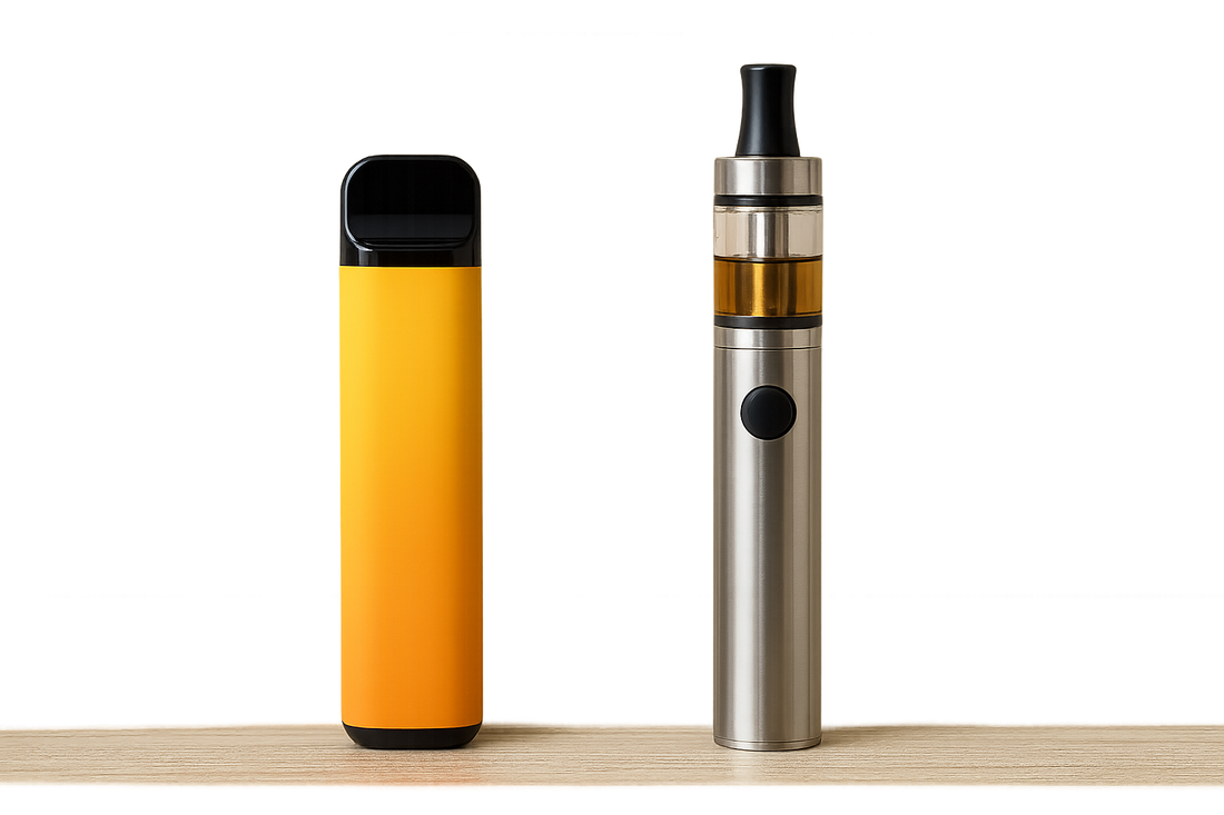 Quelles différences entre la puff jetable et le vape pen rechargeable ?