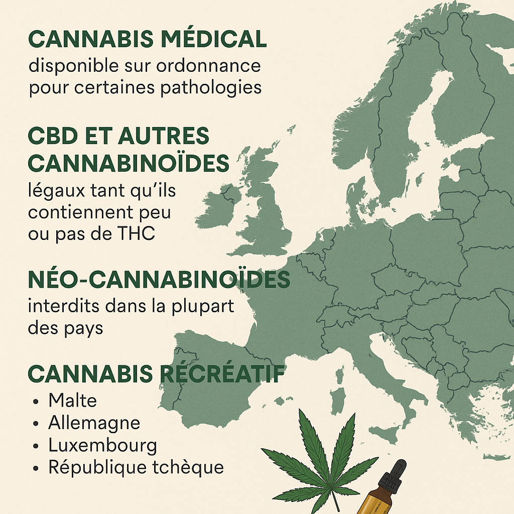 Cannabinoïdes légaux : lesquels sont autorisés en Europe ?