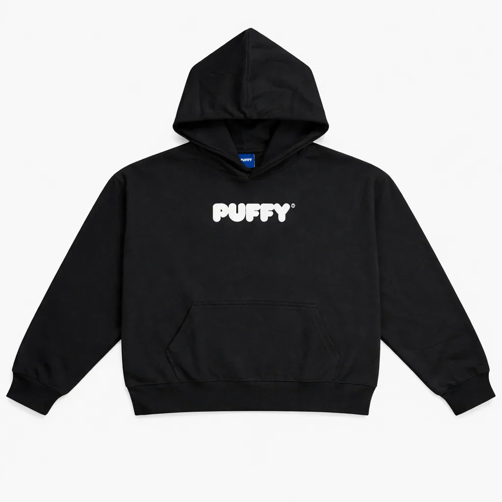 Puffy Logo Hoodie (Black)