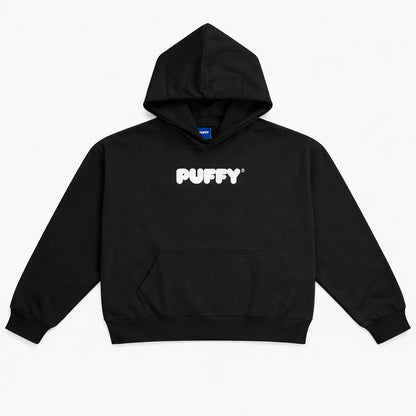 Puffy Logo Hoodie (Black)