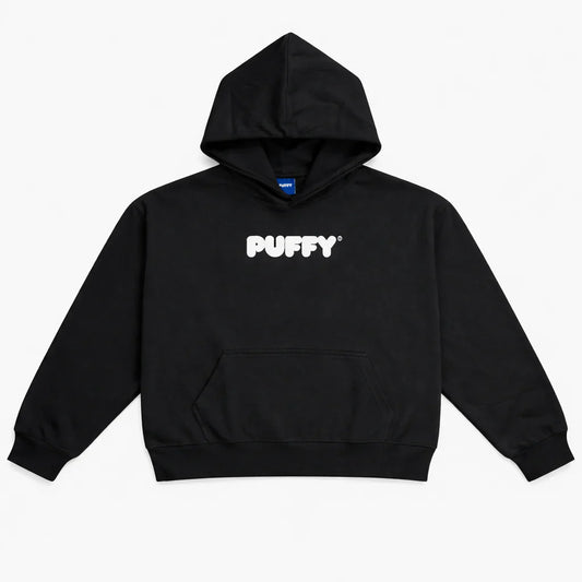 Puffy Logo Hoodie (Black)